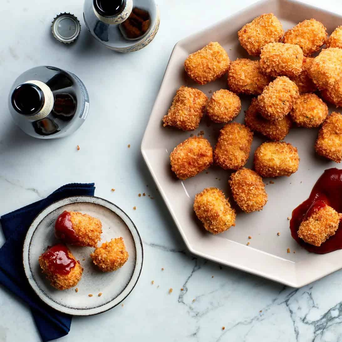 Cauliflower-Carrot Cheesy Tots