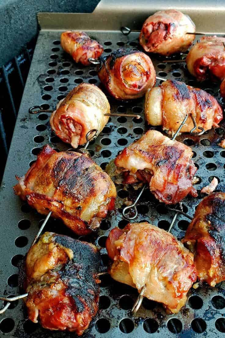 Grilled Bacon-Wrapped Dove Poppers