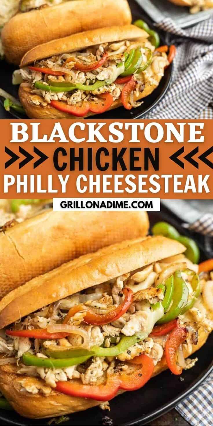 Blackstone Chicken Philly Cheesesteak