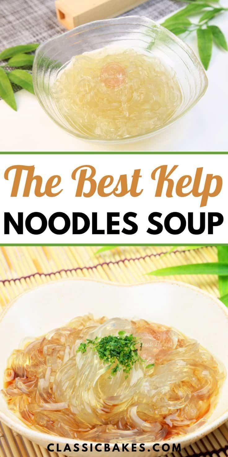 Kelp Noodles Soup