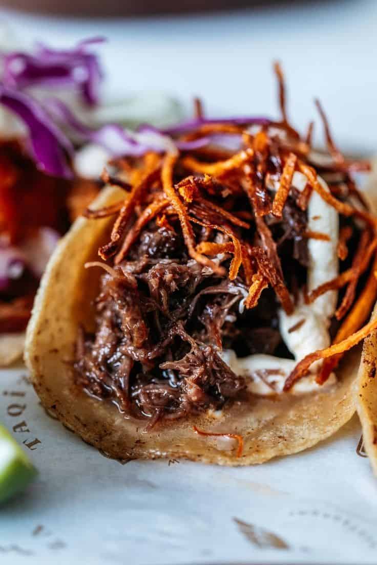 Beef Cheek Birria Taco