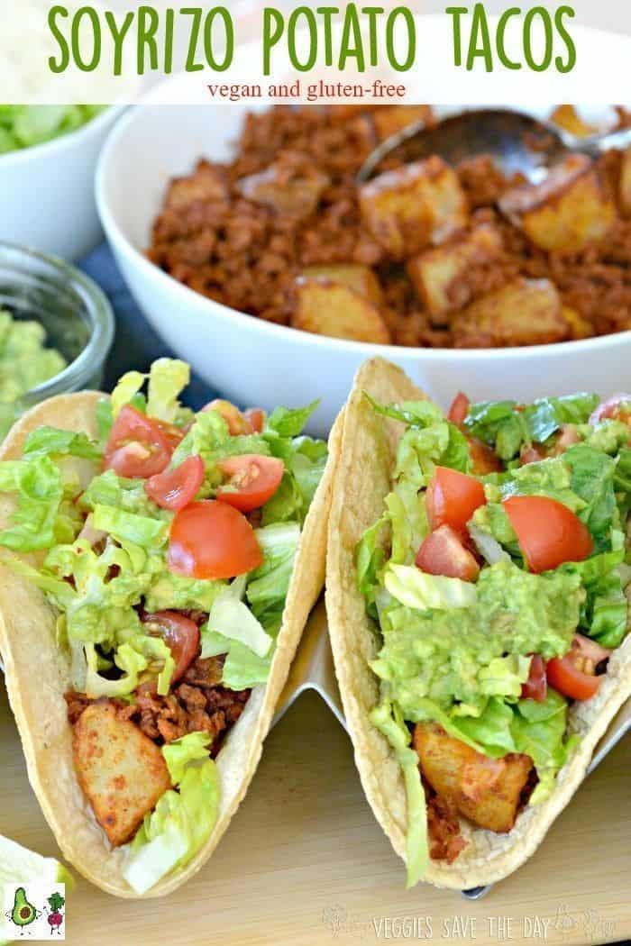 Soyrizo Potato Tacos (Vegan)