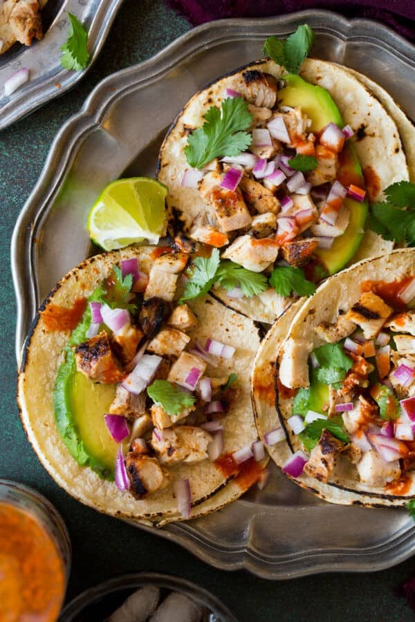 Grilled Chicken Street Tacos