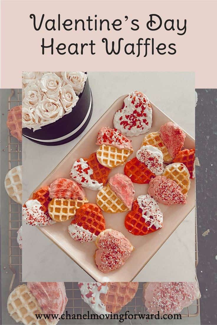 Valentine’s Day Heart Waffles