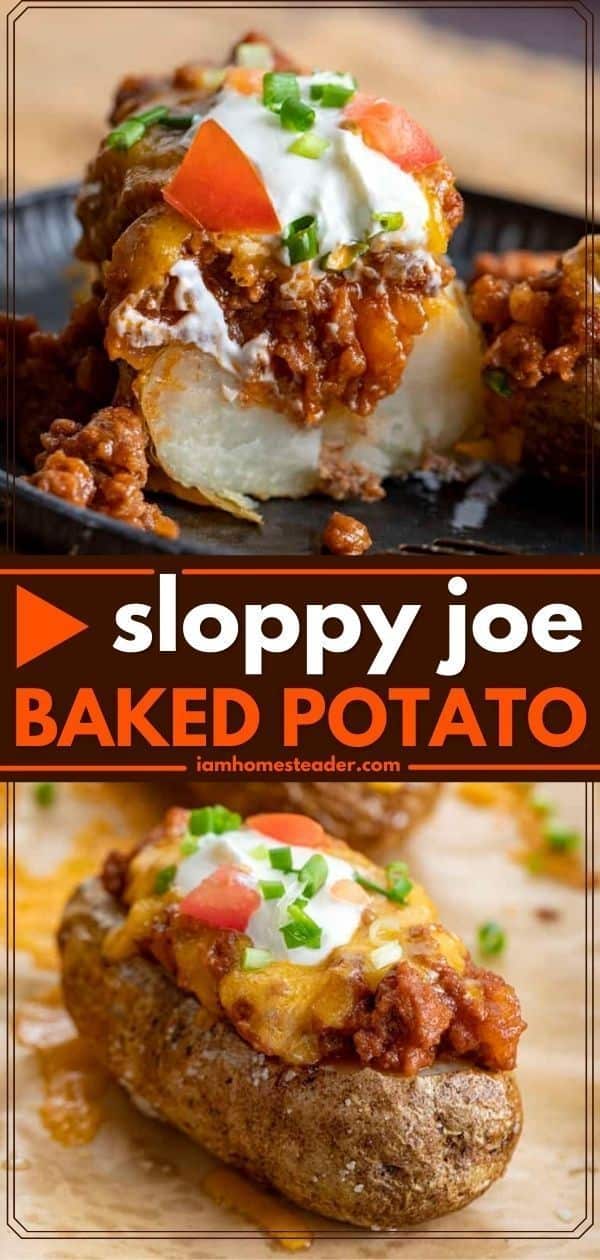 Sloppy Joe Baked Potato