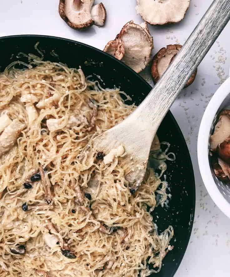 Miso Mushroom Kelp Noodles