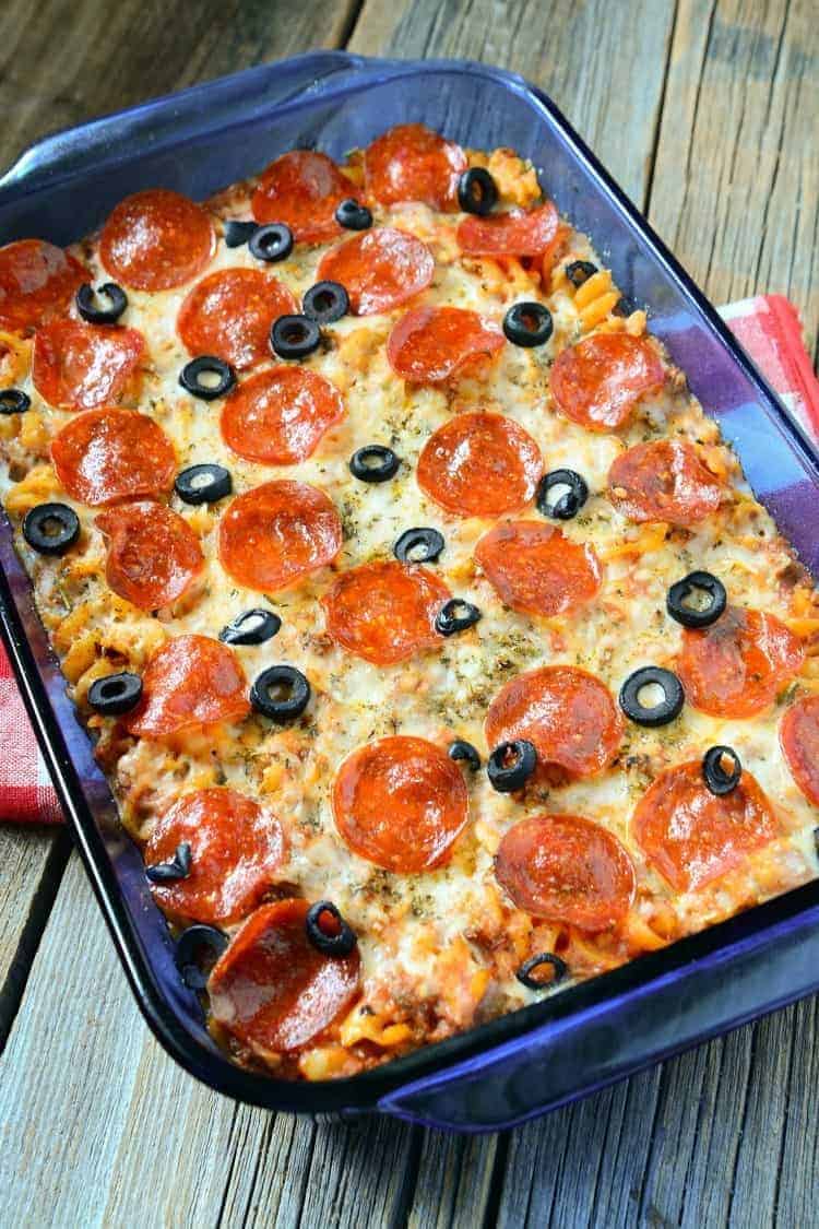 Weight Watchers Pepperoni Pizza Casserole