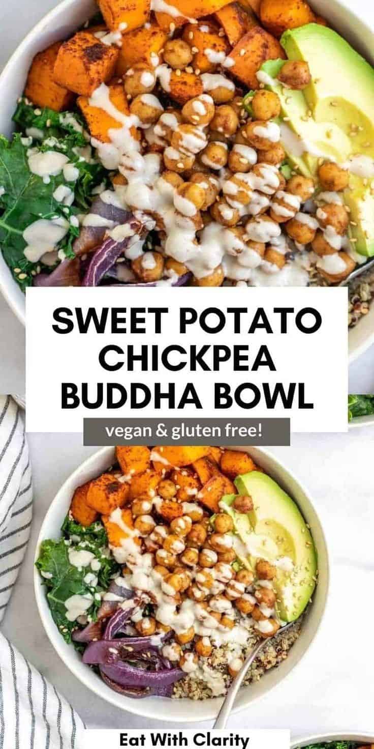 Sweet Potato Chickpea Buddha Bowl