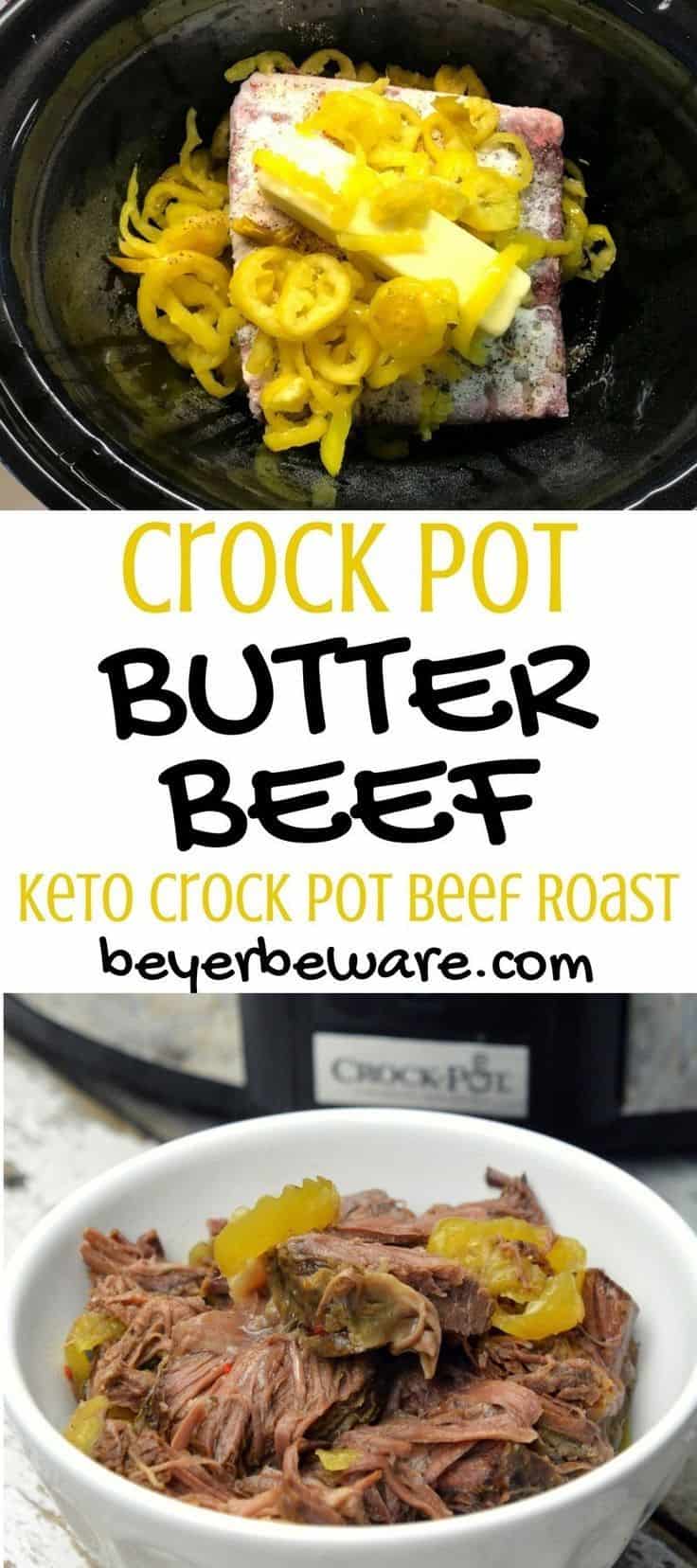 Crock Pot Butter Beef Roast