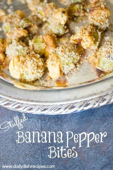 Stuffed Banana Pepper Bites