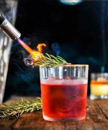 Rosemary-Smoked Negroni