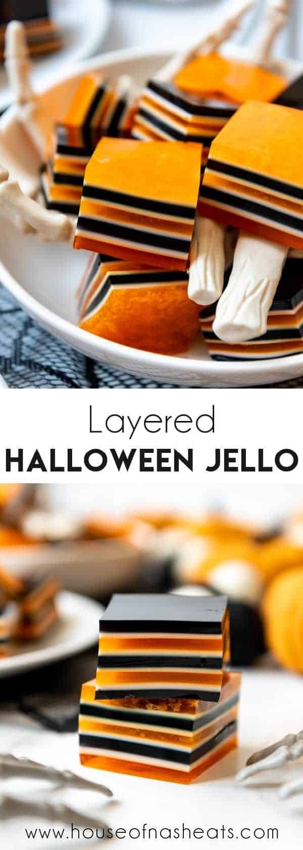 Layered Halloween Jello