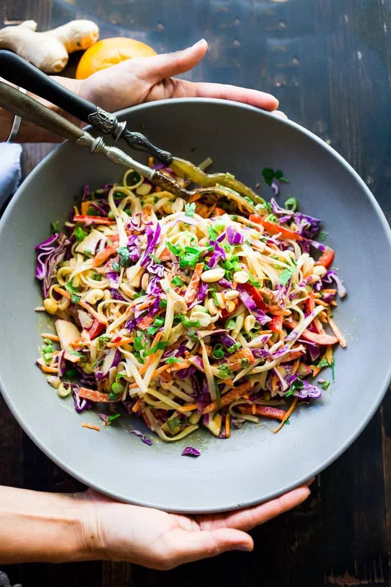 Vegan Thai Noodle Salad with Peanut Sauce