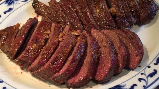 Wild Goose Breasts With Orange Glaze