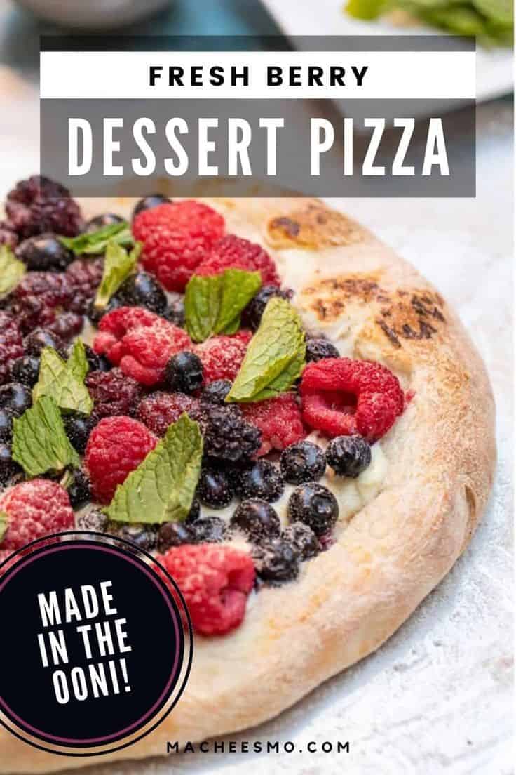 Fresh Berry Dessert Pizza