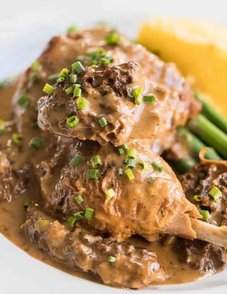 Braised Pheasant Legs In Morel Sauce