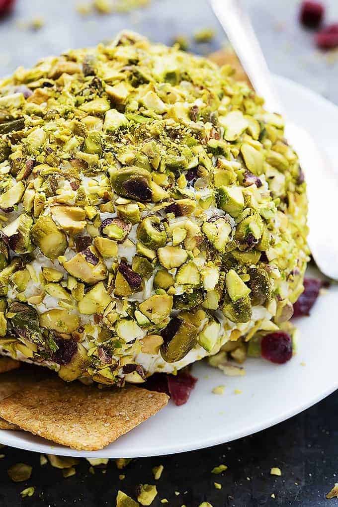 Cranberry Pistachio Cheeseball