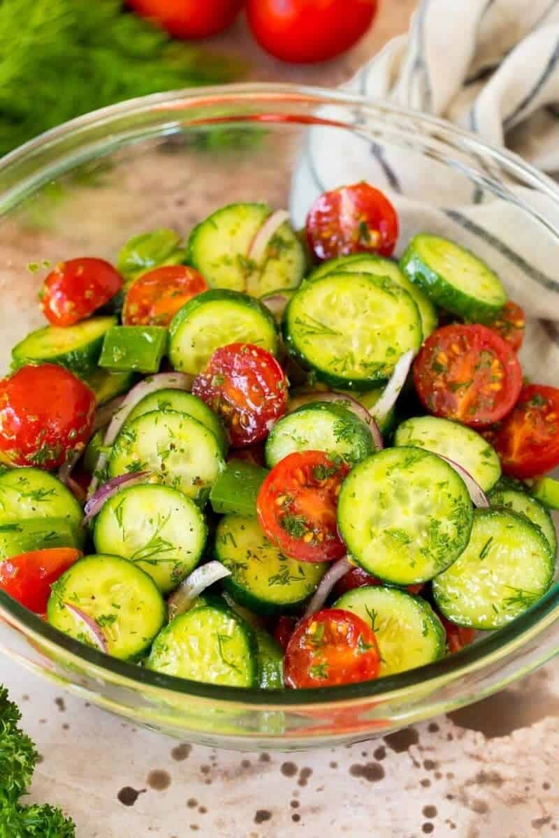 Cucumber Tomato Salad