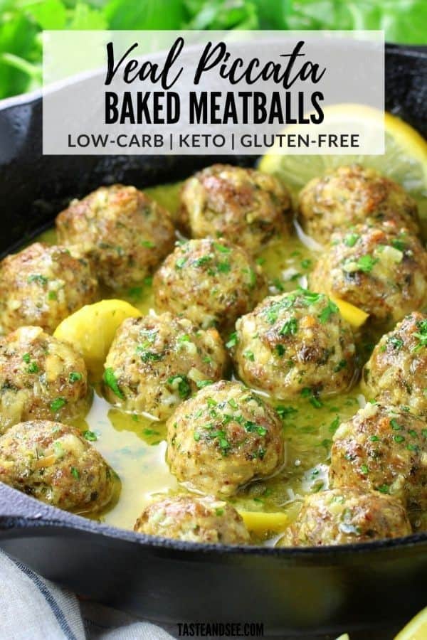 Veal Piccata Meatballs