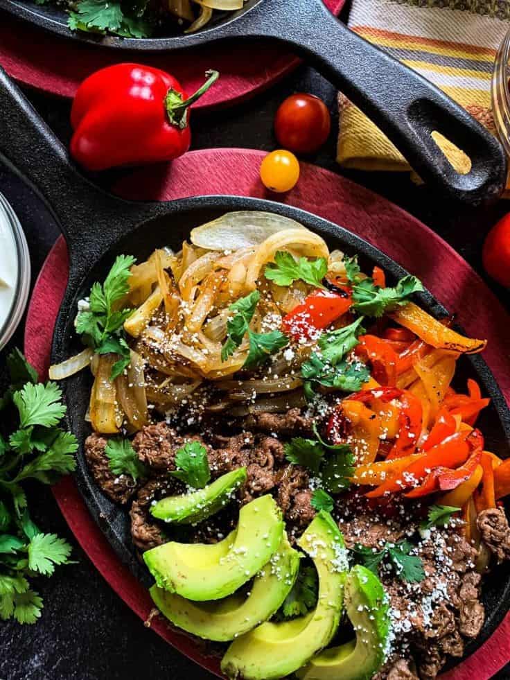 Tender Shaved Beef Fajitas