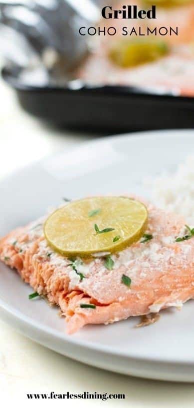 Foil Packet Grilled Coho Salmon