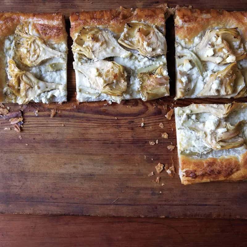 Artichoke and Feta Tarts