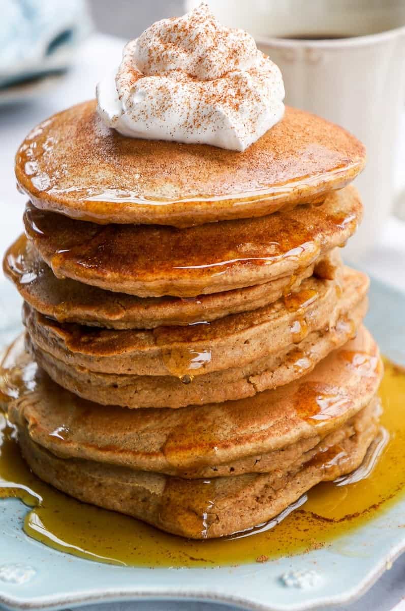 Gingerbread Oat Flour Pancakes