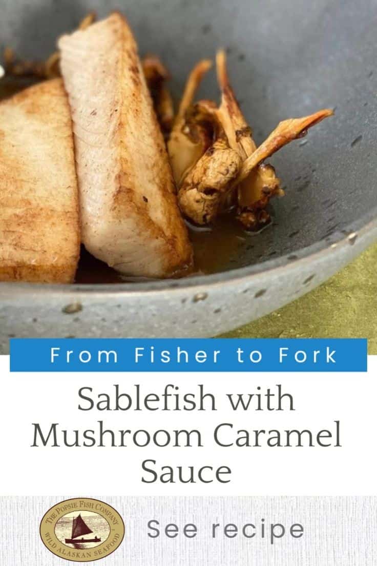 Sablefish With Mushroom Sauce