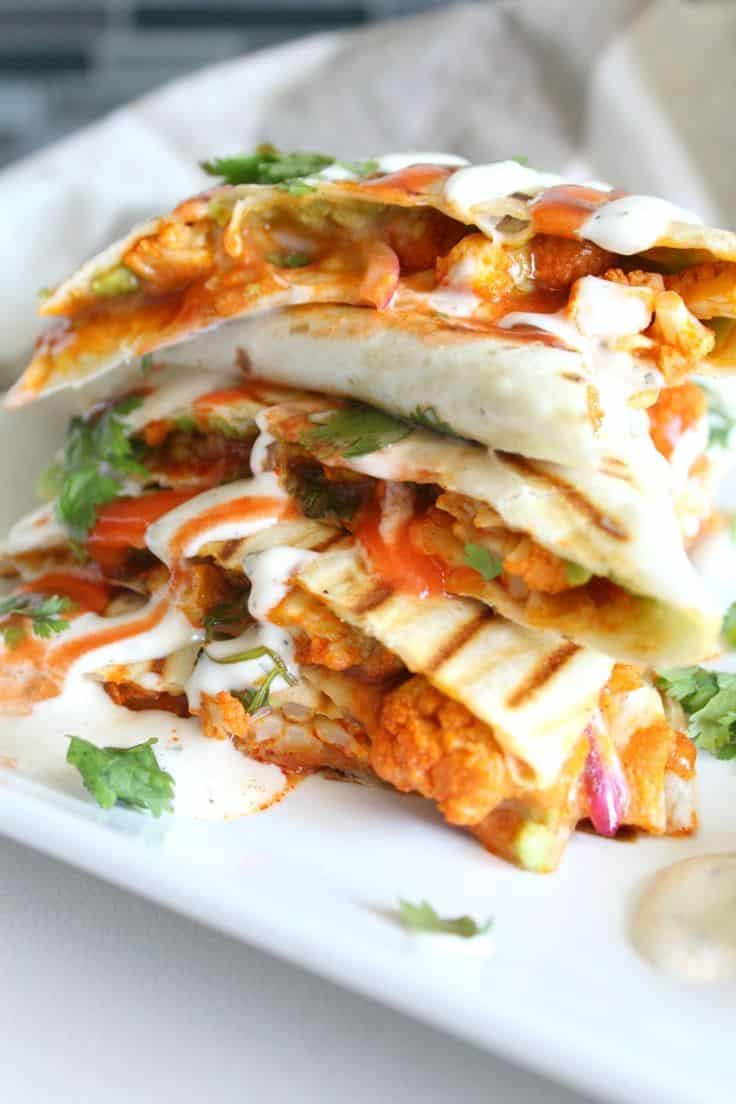 Cheesy Ground Beef Quesadillas