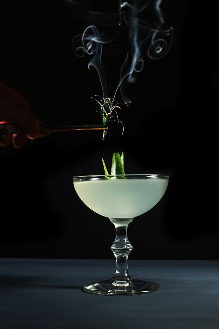 Charred Lime Gimlet