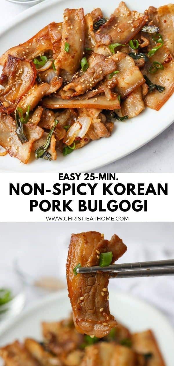 Non-Spicy Korean Pork Bulgogi