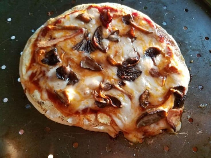 Giant Puffball Mushroom Pizza