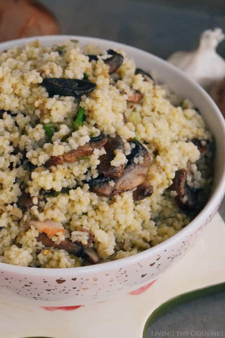 Pastina With Mushrooms & Bacon