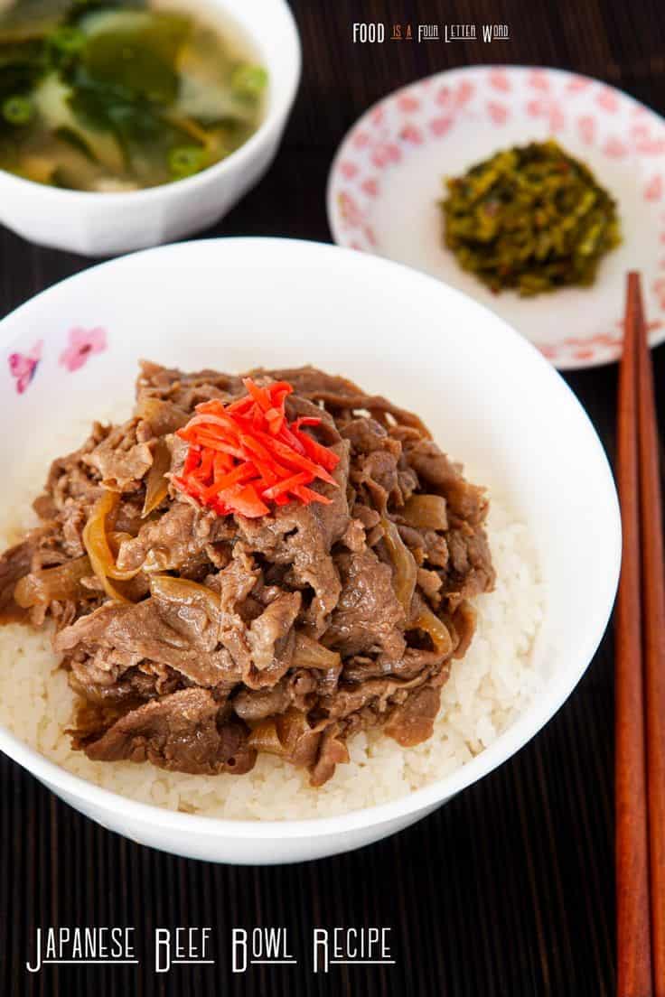 Japanese Beef Bowl (Gyudon)