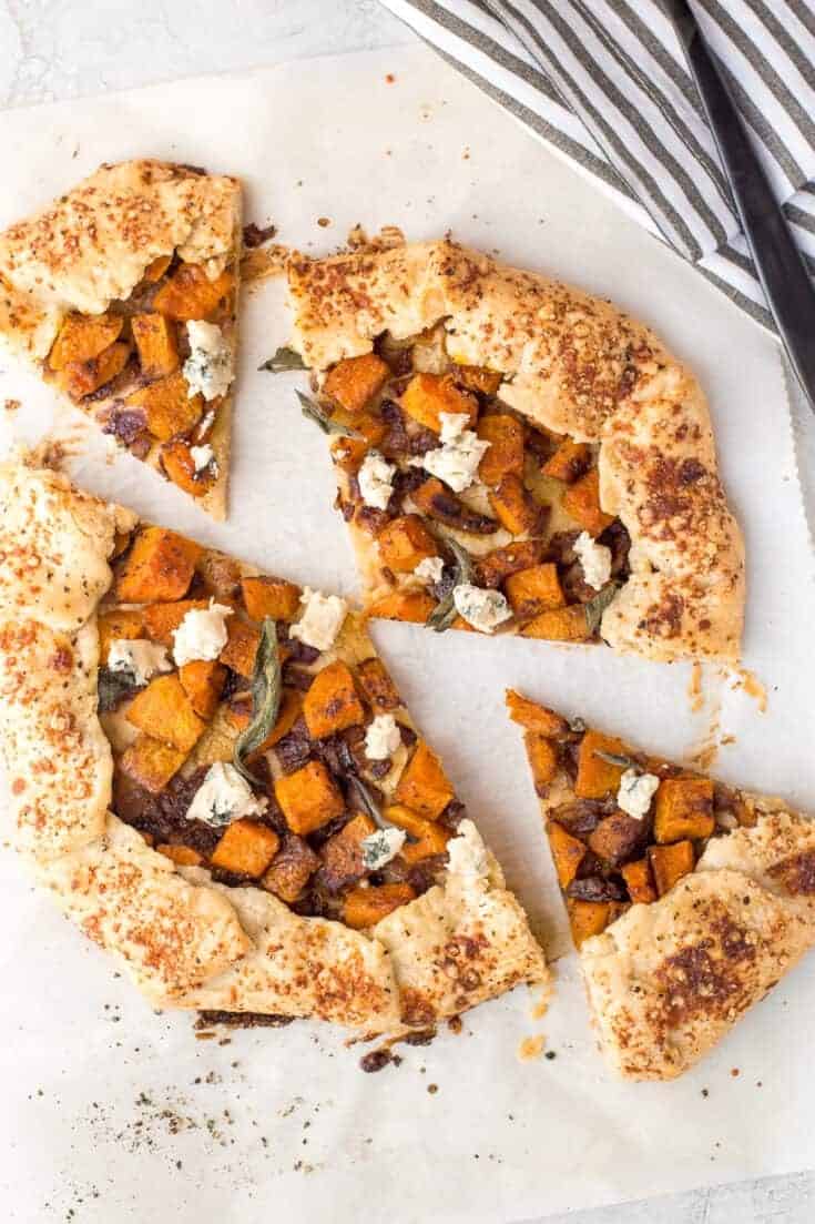 Butternut Squash Galette (Free-Form Tart)