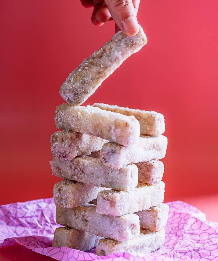 Sugar Coated Taro Sticks