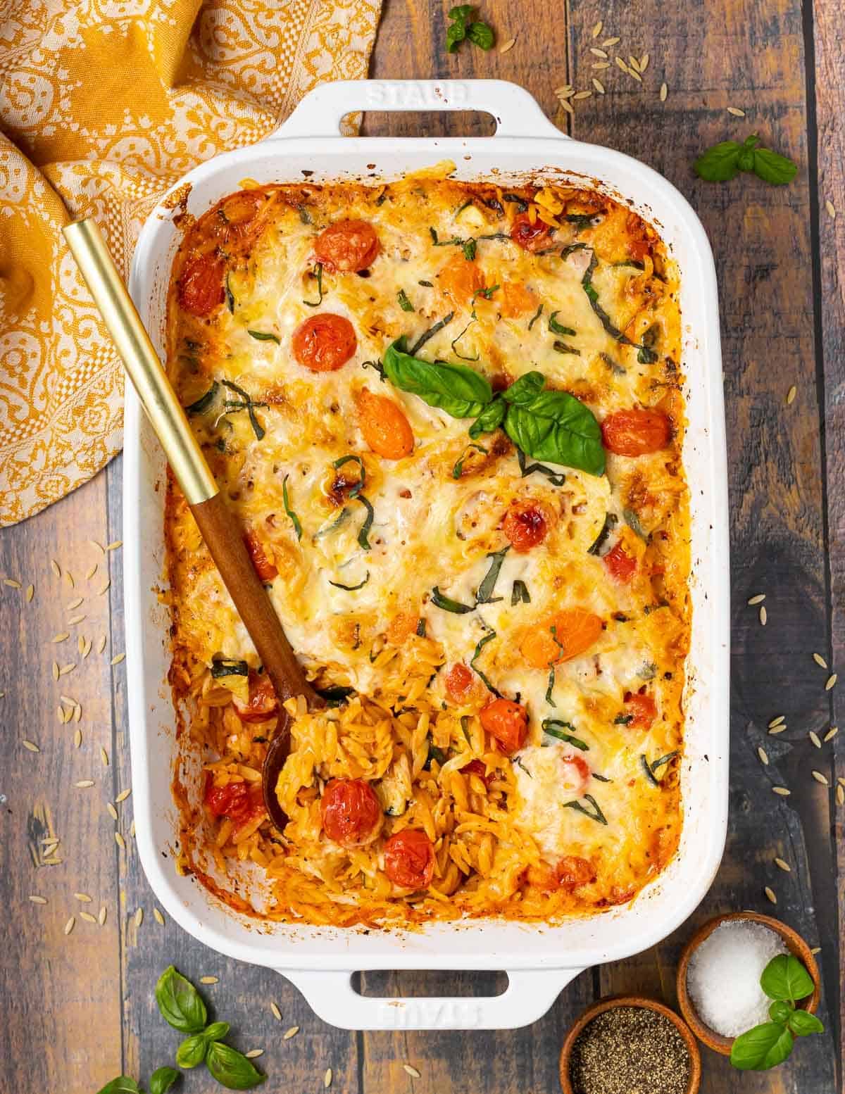 Baked Vegan Orzo