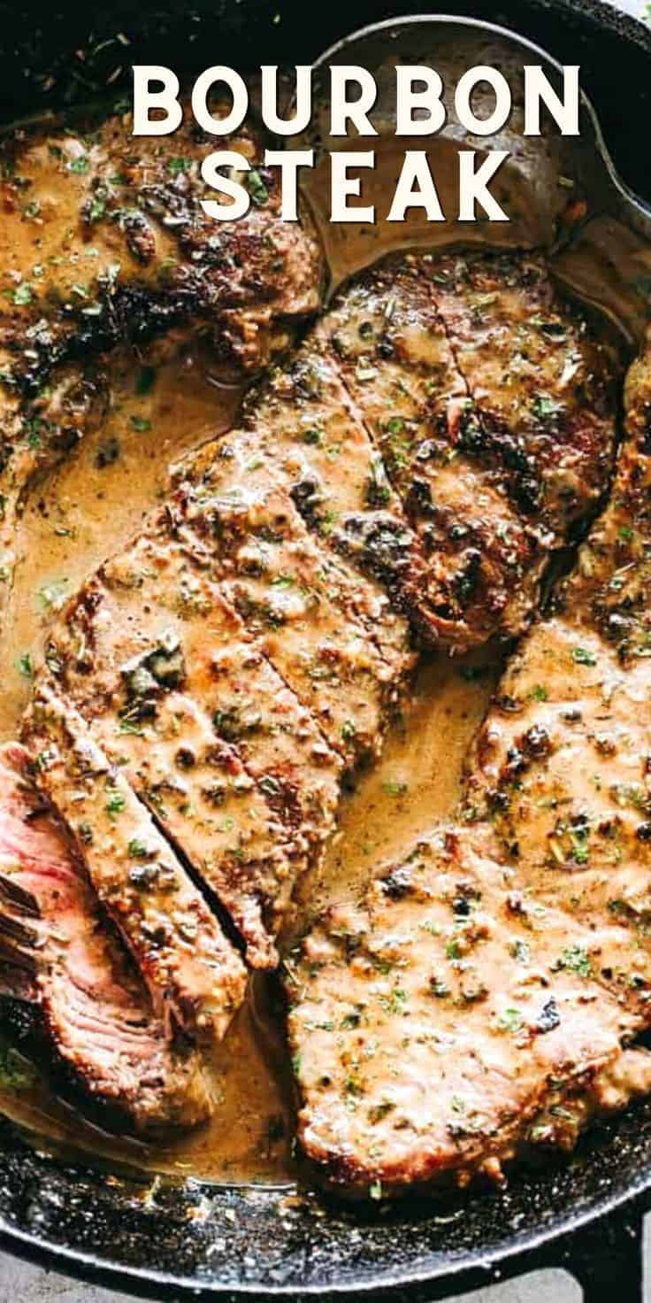 Skillet Bourbon Steak