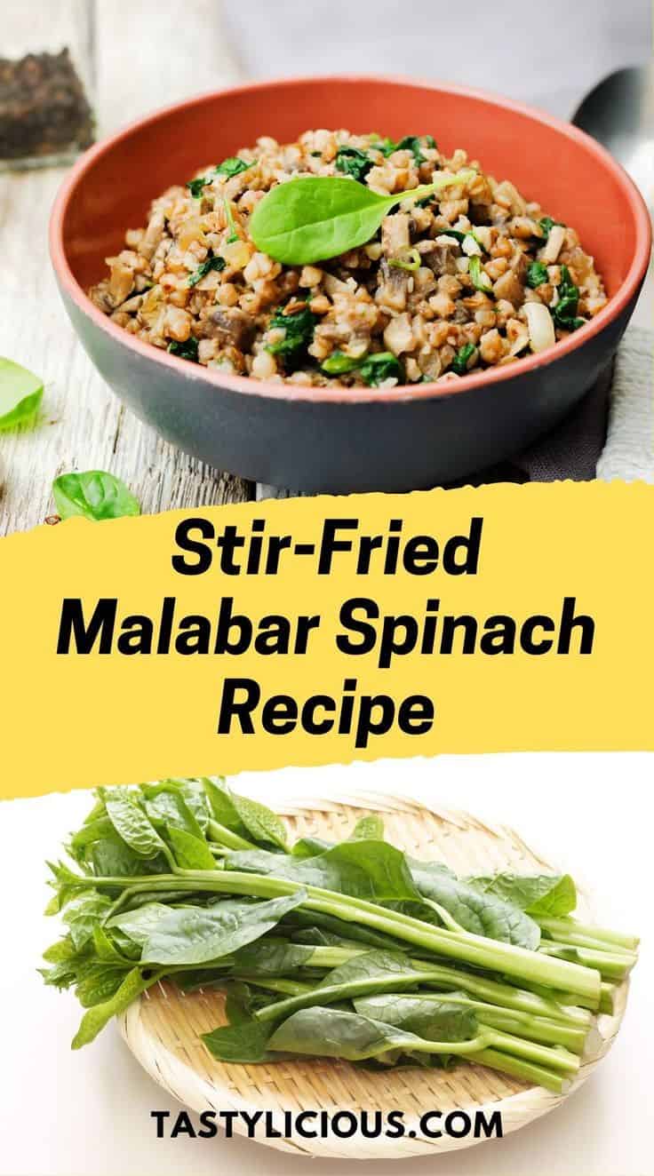 Stir-Fried Malabar Spinach