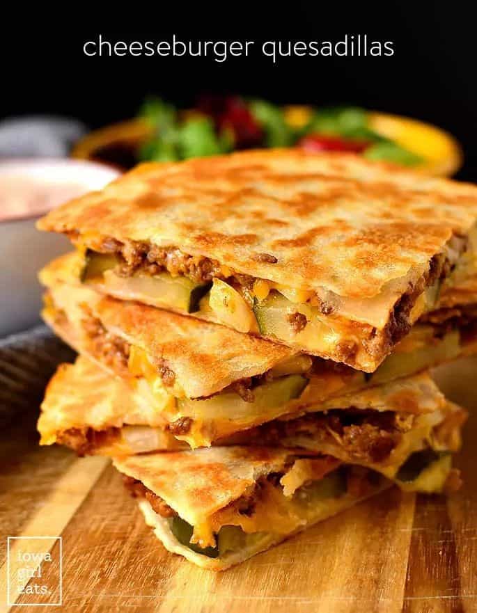 Cheese-Crusted Quesadilla