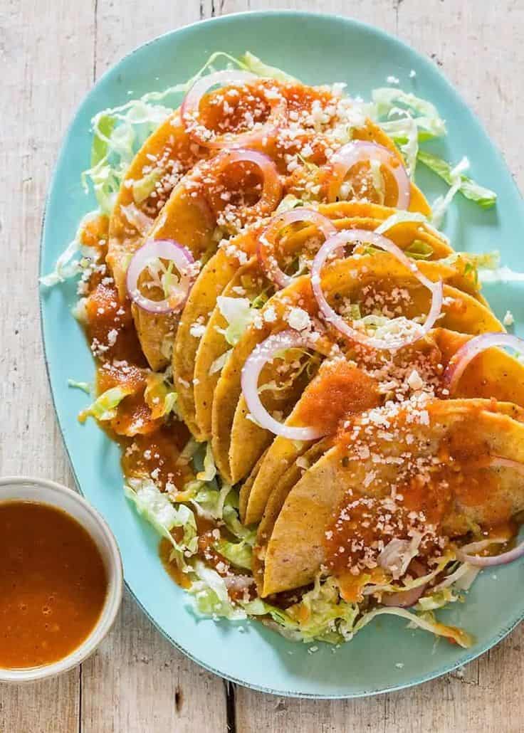 Tacos De Papa: Mexican Potato Tacos