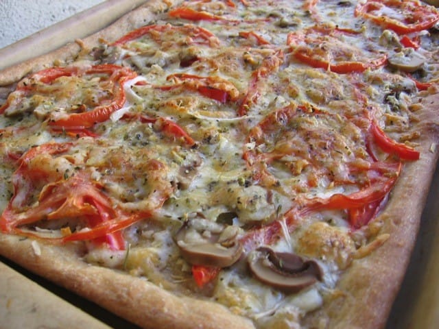 Whole Wheat Veggie Pizza