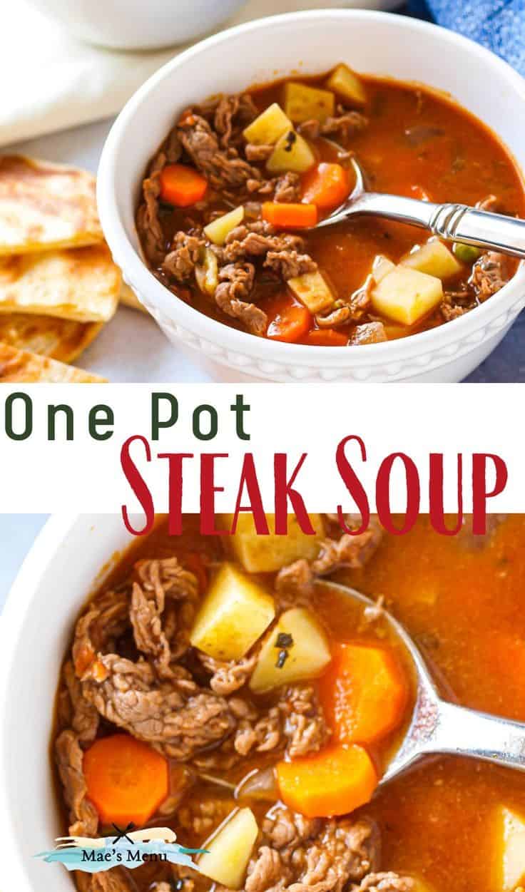 One-Pot Steak Soup