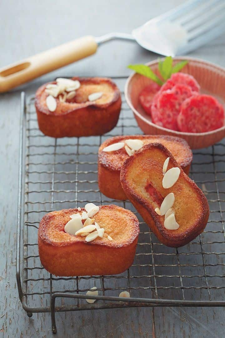 Prickly Pear And Almond Friands