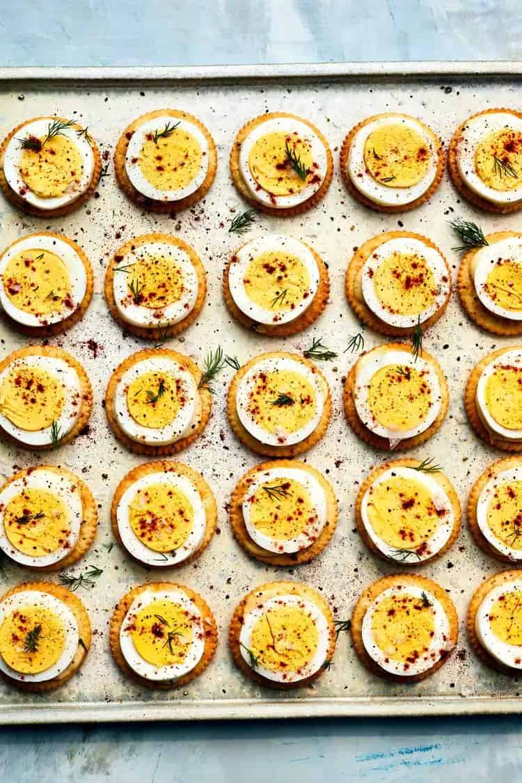 No Stuff Deviled Eggs