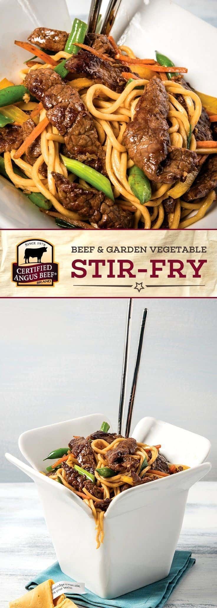 Beef & Garden Vegetable Stir-Fry