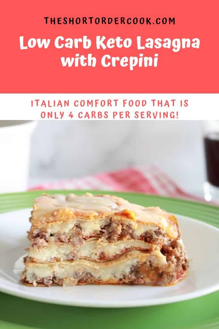 Low Carb Keto Lasagna With Crepini