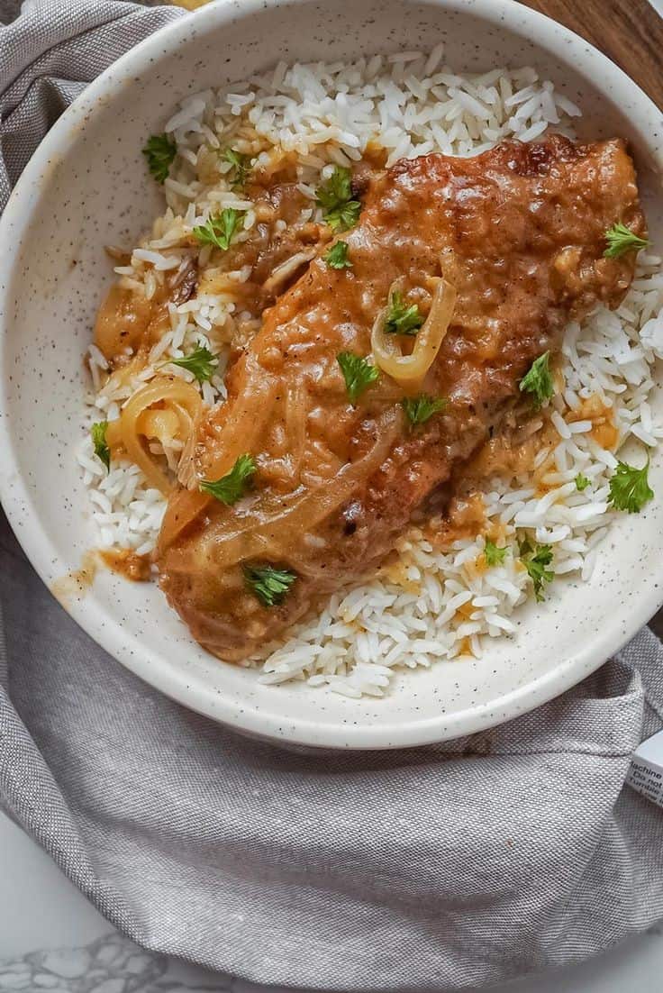 Turkey Chops Smothered In Gravy