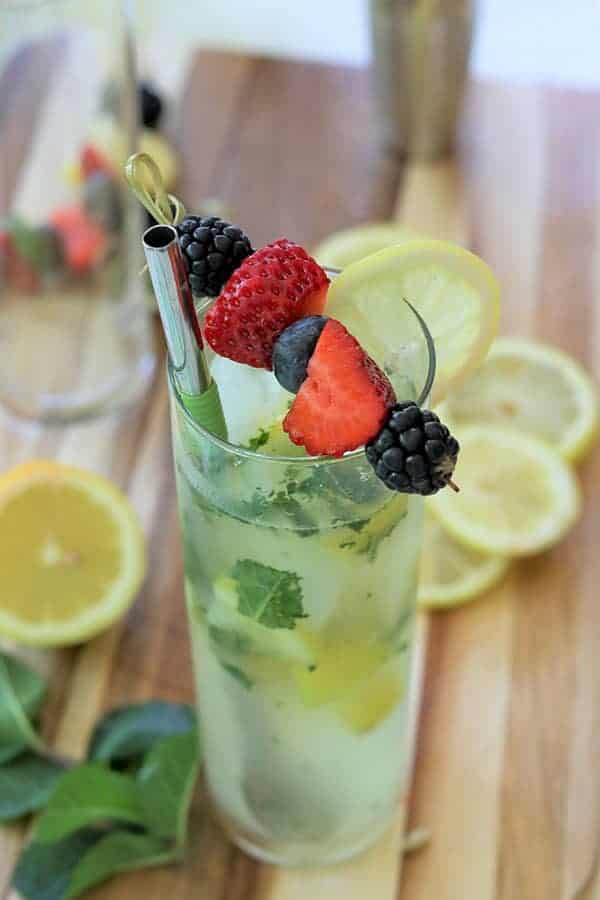 Lemon Mojito (Skinny Sugar-Free Low Carb Keto)