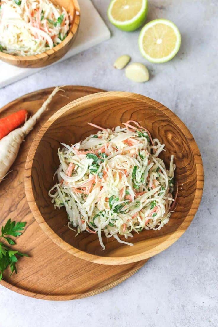 Daikon Radish Slaw